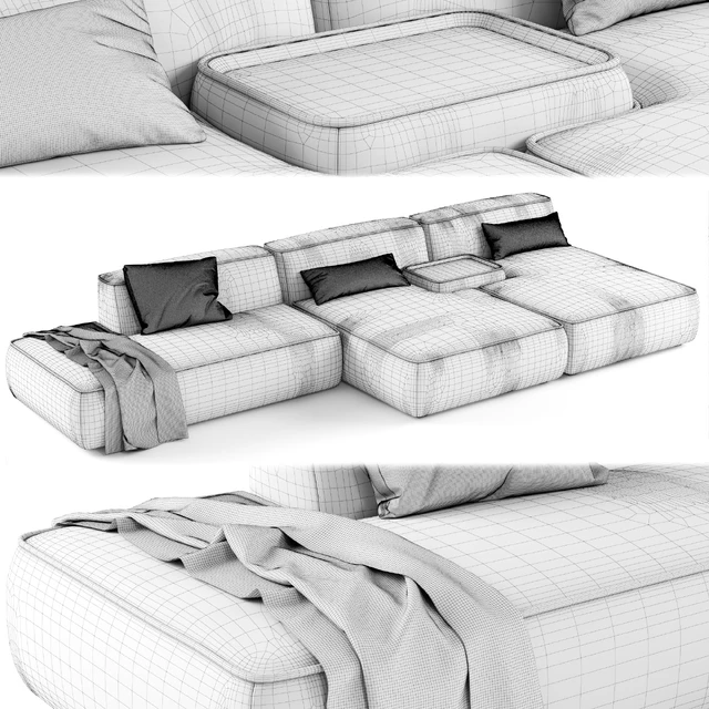 Lema CLOUD Sectional sofa 02 — Descargar