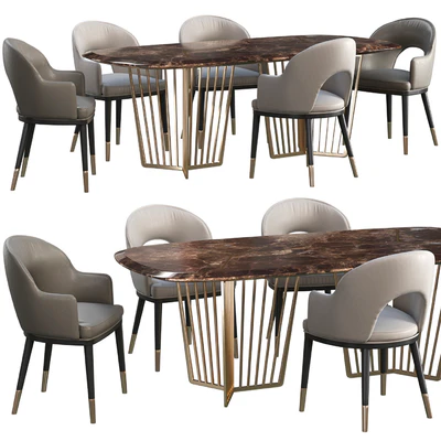Dinning table Wooddi Alfieri+chair Wooddi Toledo — Вид 1