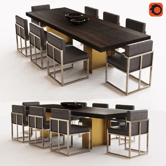BEAM RECTANGULAR DINING TABLE — Descargar