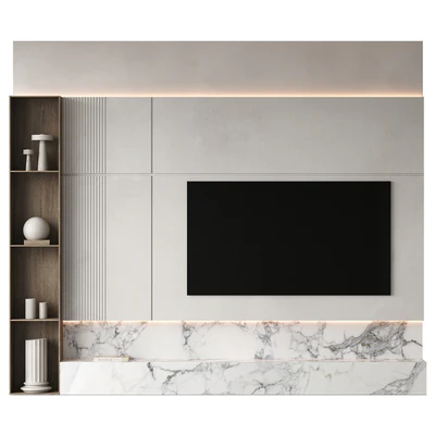 TV Wall set 02 — Ver 1