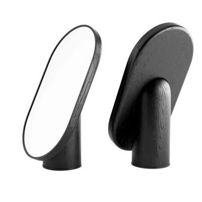 woodturn mirror black by tre product — download