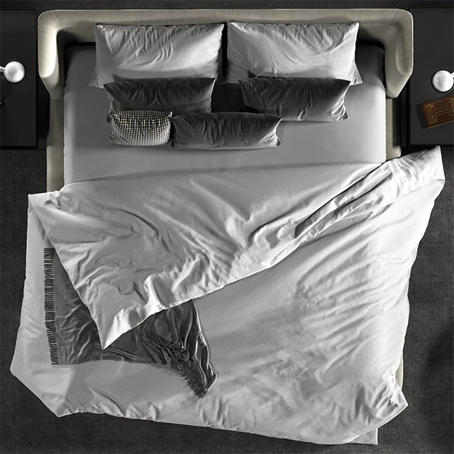Minotti creed bed, Minotti Jacques chair — Descargar