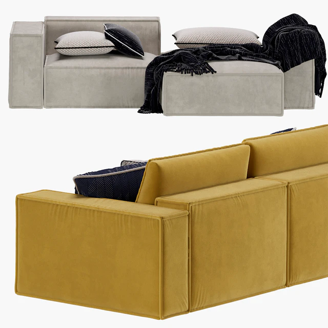 Sofa Ebi Happy Yellow Loft / Диван Эби — Скачать