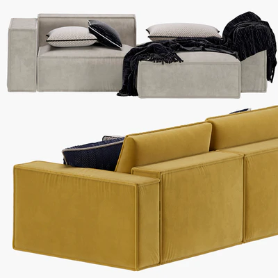 Sofa Ebi Happy Yellow Loft / Диван Эби — Вид 5