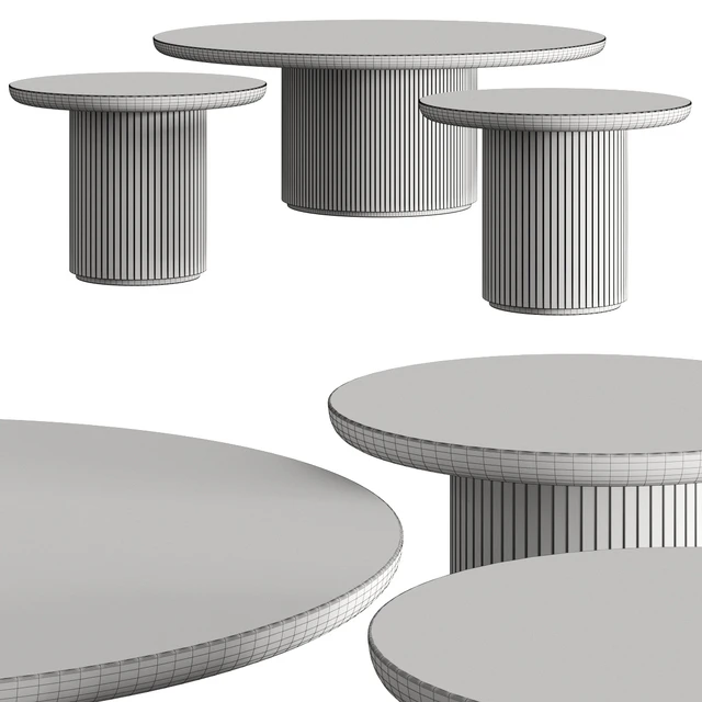 Gubi Moon Coffee Round Tables — Скачать
