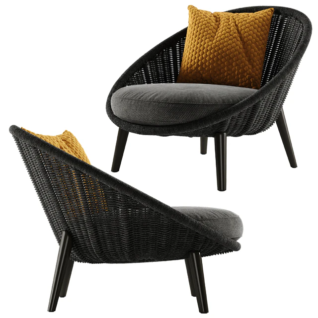 Minotti Lido Cord armchair — Descargar