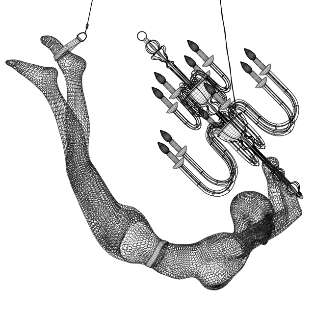 Hive Limbo Chandelier (V-Ray GGX + Corona PBR) — Descargar