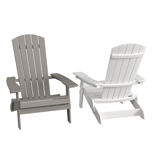 Outdoor garden Adirondack Chair Charlestown All-Weather Flash Furniture JJ-C14505 — Descargar