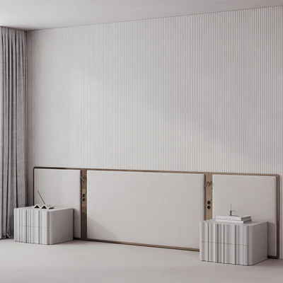 Bedroom headboard with bronze — Вид 3