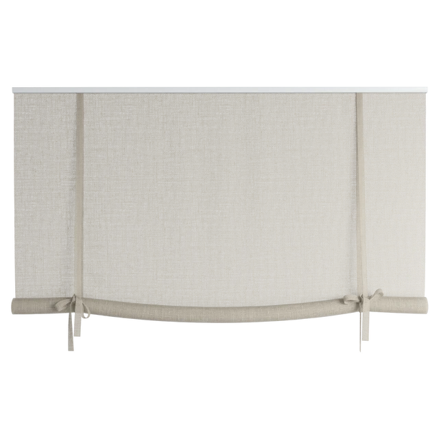 Roman Curtains 202 | Sheer Roller Blind with bows — Скачать