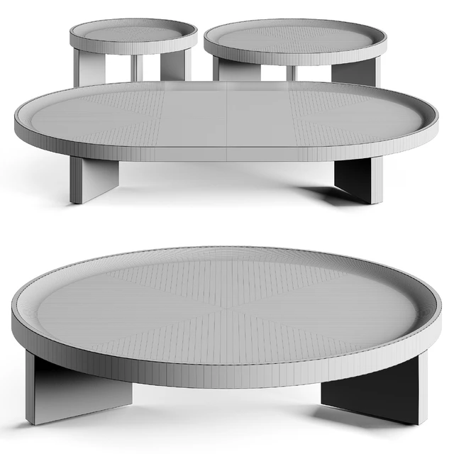 Minotti LOUVER Outdoor Metal Table — Descargar