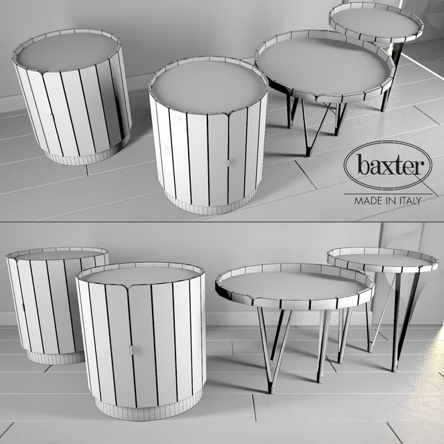 Baxter, NINFEA NIGHT TABLE and SMALL TABLE — Descargar