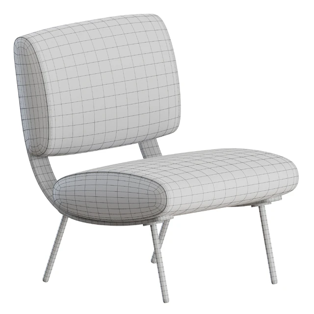 ROUND D.154.5 Armchair by Molteni & C — Descargar