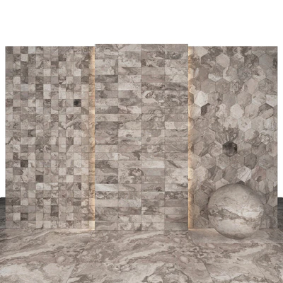 White bamboo Marble — Вид 2