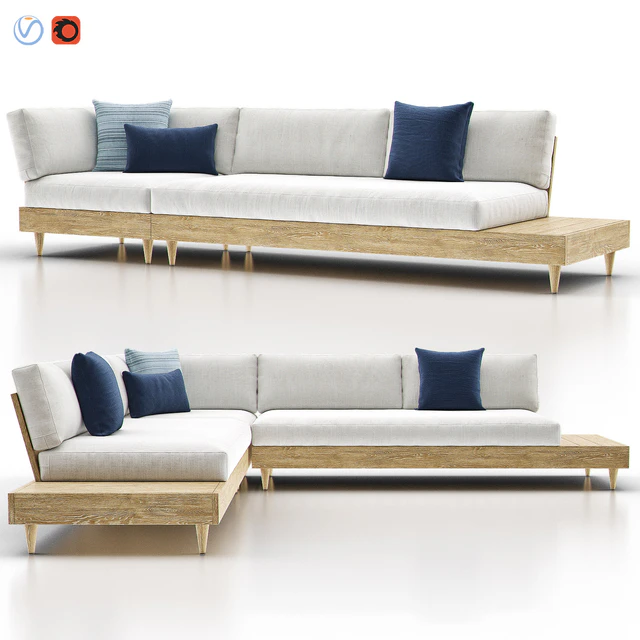 Portside Outdoor Low Sectional — Скачать
