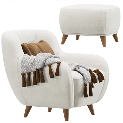 Armchair Ansil Happy Light by Divan.ru  /  Кресло Ансил — Вид 4
