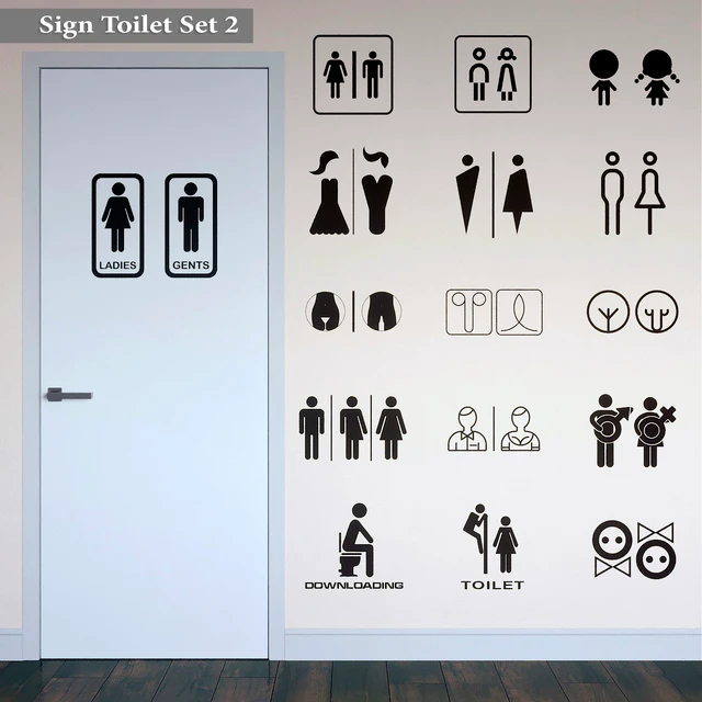 Sign Toilet Set 2 — Скачать