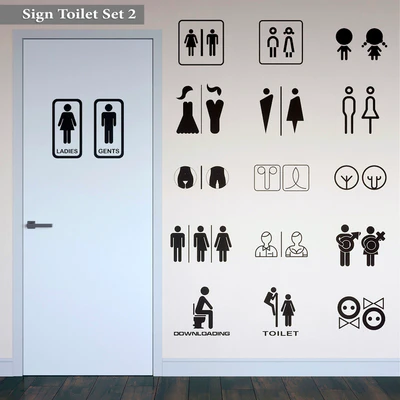 Sign Toilet Set 2 — Скачать