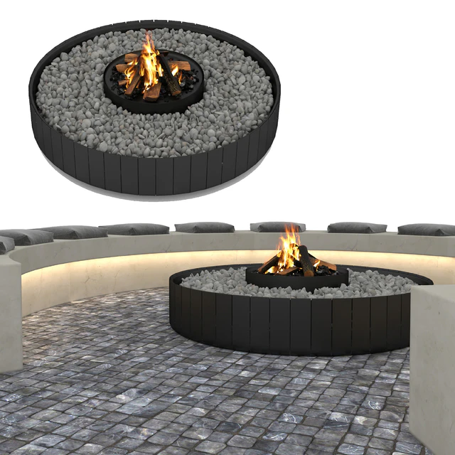 Outdoor Fireplace — Скачать