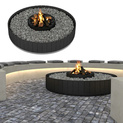 Outdoor Fireplace — Вид 5