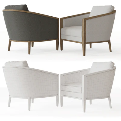 BARRELBACK CHAIR — Ver 2