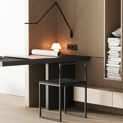 243 office furniture 08 workplace 04 minimal angle zone with cat drawing 01 — Ver 4