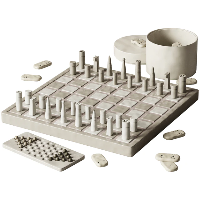 Decor set chess | декоративный набор шахматы — Скачать