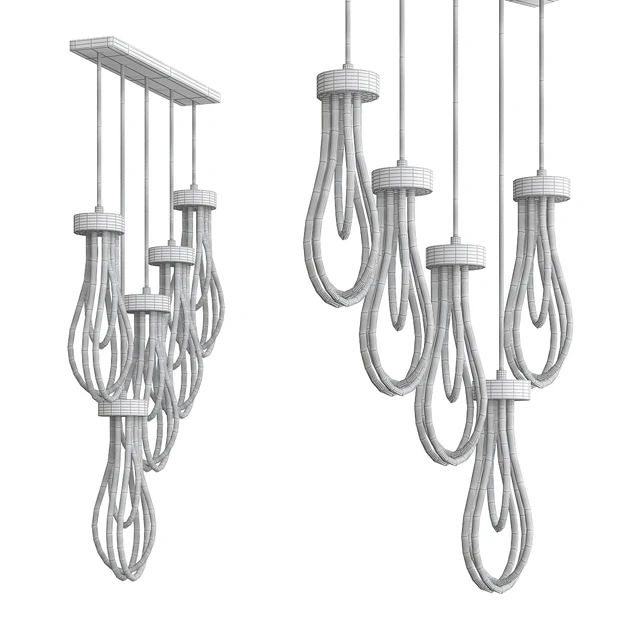 Cascade Brass Light Pendants by Morghen Studio — Descargar