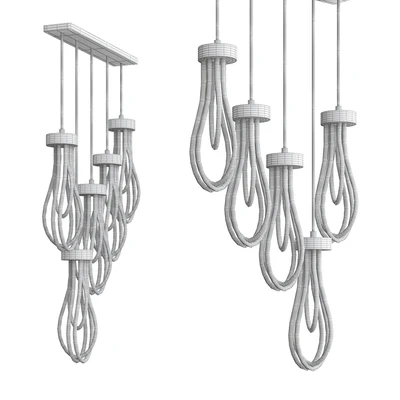Cascade Brass Light Pendants by Morghen Studio — Ver 2