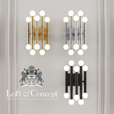 WALL SCONCE JONATHAN ADLER DESIGNED BY JONATHAN ADLER WALL SCONCE LIGHTING MEURICE FIVE-ARM — Ver 2
