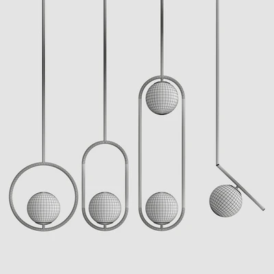 Pendant Lamp Hoop collection — Ver 2