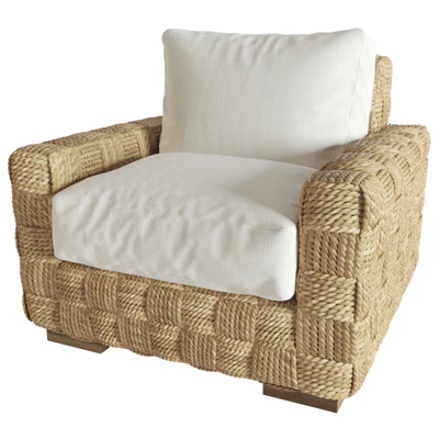 BLACK PALMS WOVEN CHAIR Ralph Lauren (vray GGX) — Ver 1