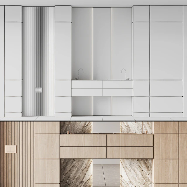 Bathroom Furniture Set 23 — Descargar