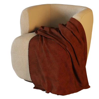 Bouclette nidou armchair — Ver 4