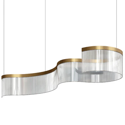 DANELIUS LONG Chandelier Lamp By Lampatron — Вид 2