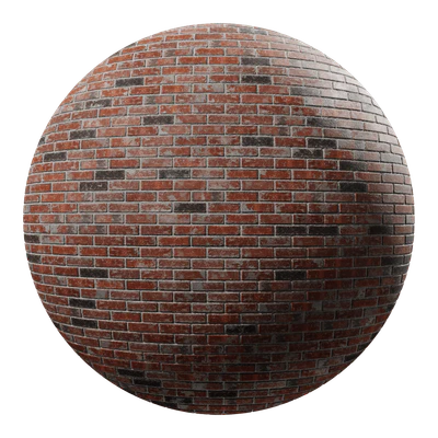 reclaimed running bond brick wall texture — download