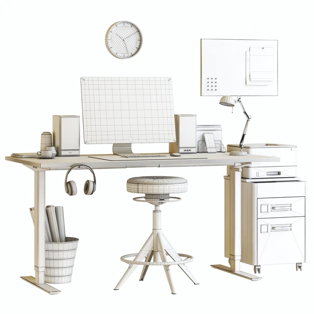 IKEA SKARSTA home and office workplace — Скачать