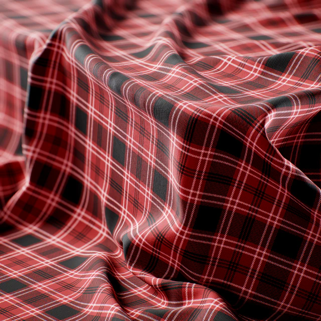 5 Tartan Fabric Texture 2k-vol1-seamless-PBR + SBSAR — Descargar