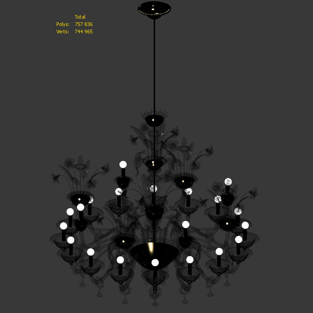 Chandelier Villa Luxury Murano — Descargar