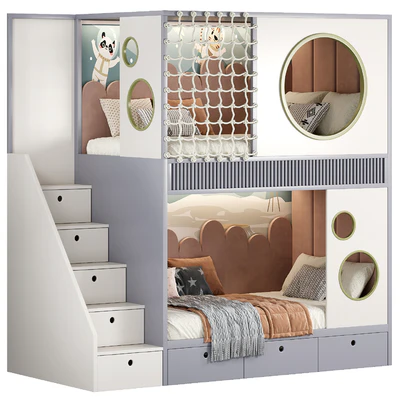 Designer two-level bed Kids room 20 — Ver 1