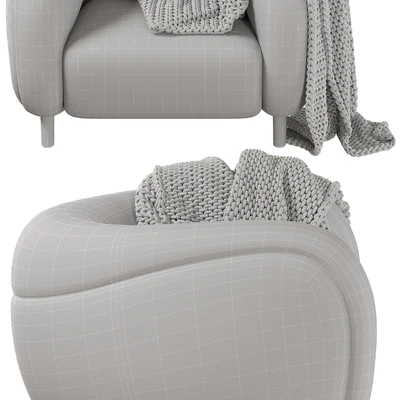 Armchair Pierre Augustin Rose LE MINITORE — Ver 2