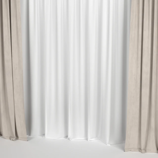 Curtains with tulle — Descargar