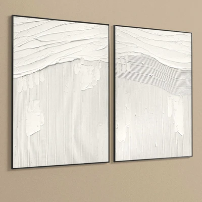 Plaster Two Photo Frame T-263 — Ver 2