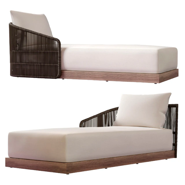 Havana arm chaise RH — Descargar