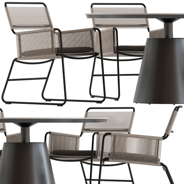 Coco Republic Milan Chair and Polo Table — Descargar
