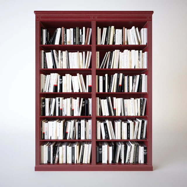 Стеллажи с книгами — Скачать