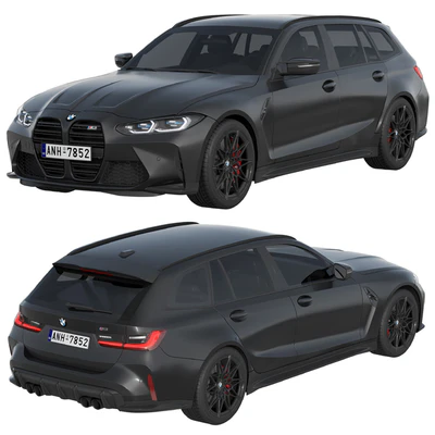 BMW M3 Competition Touring 2022 — Вид 4