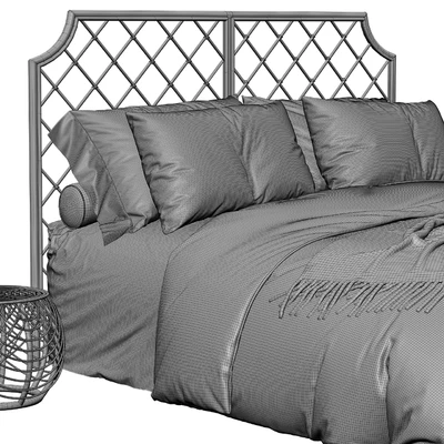 Arudin rattan bed — Ver 4
