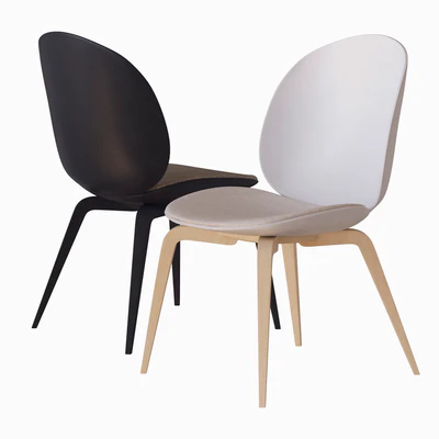beetle chair wood base 02 — Вид 1