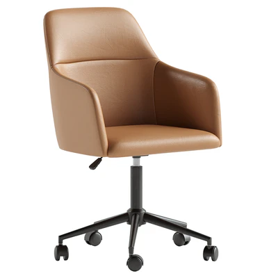 Asher Upholstered Swivel Desk Chair — Вид 2